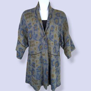 Vintage Axcess Knit Floral Cardigan